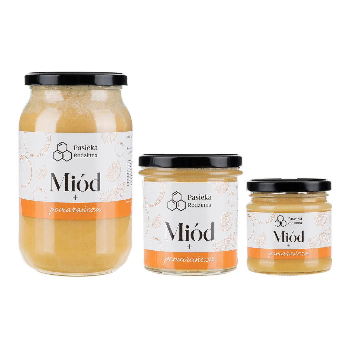 Miód z pomarańczą 240g