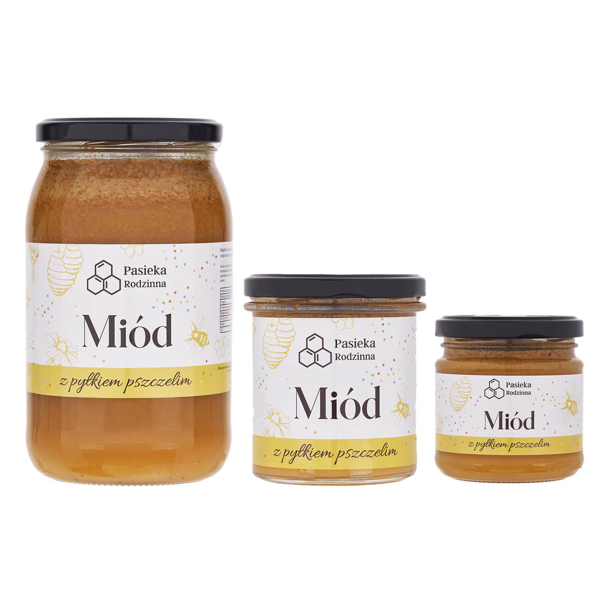 Miód z pyłkiem 1150g