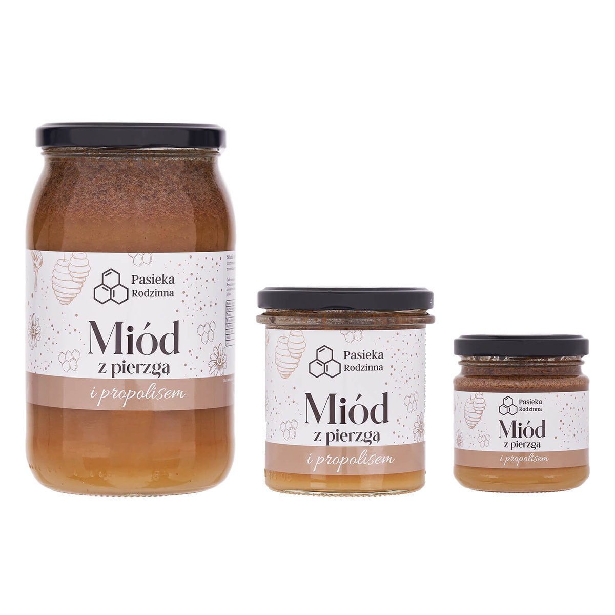 Miód z pyłkiem 410g