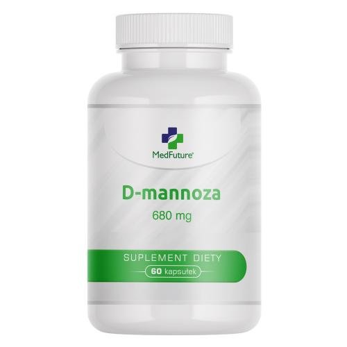 MedFuture D-mannoza, drogi moczowe, Suplement diety, 60 kapsułek