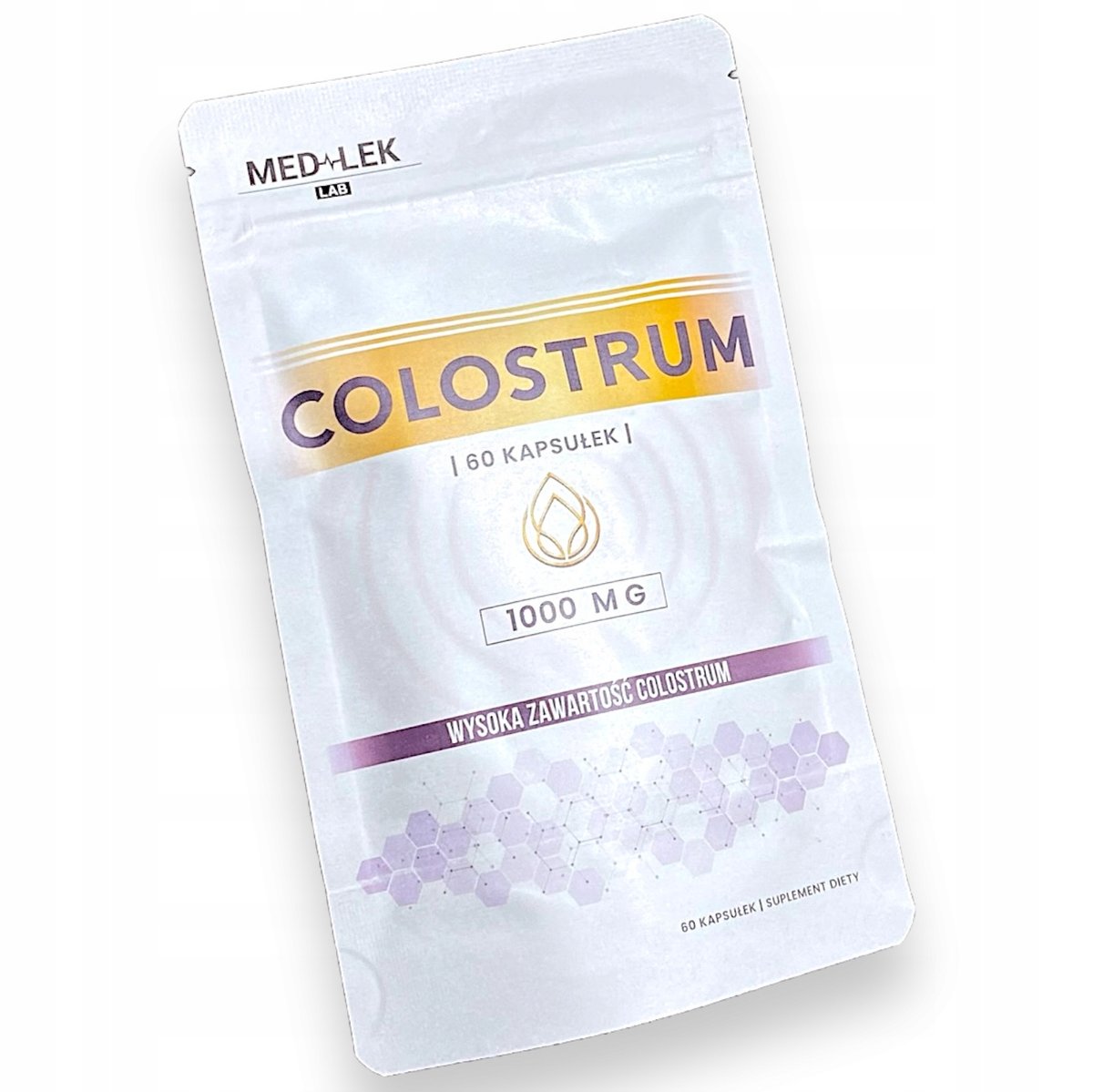 Suplement diety, COLOSTRUM 1000 MG - 60szt. - IgG 47%