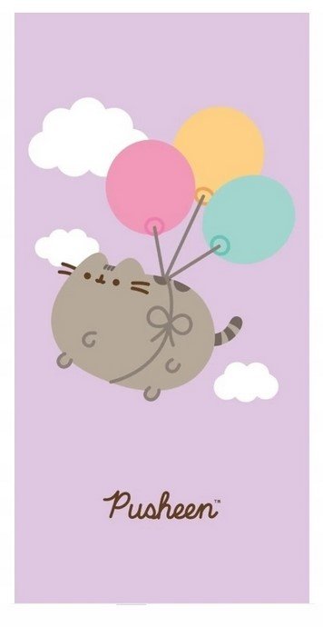 KOTEK PUSHEEN RĘCZNIK Kąpielowy Plażowy  Dziecięcy BASEN WAKACJE 140 x 70 cm