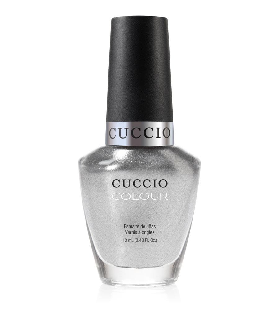 6054 Metaliczny srebrny lakier do paznokci 13 ml Hong Kong