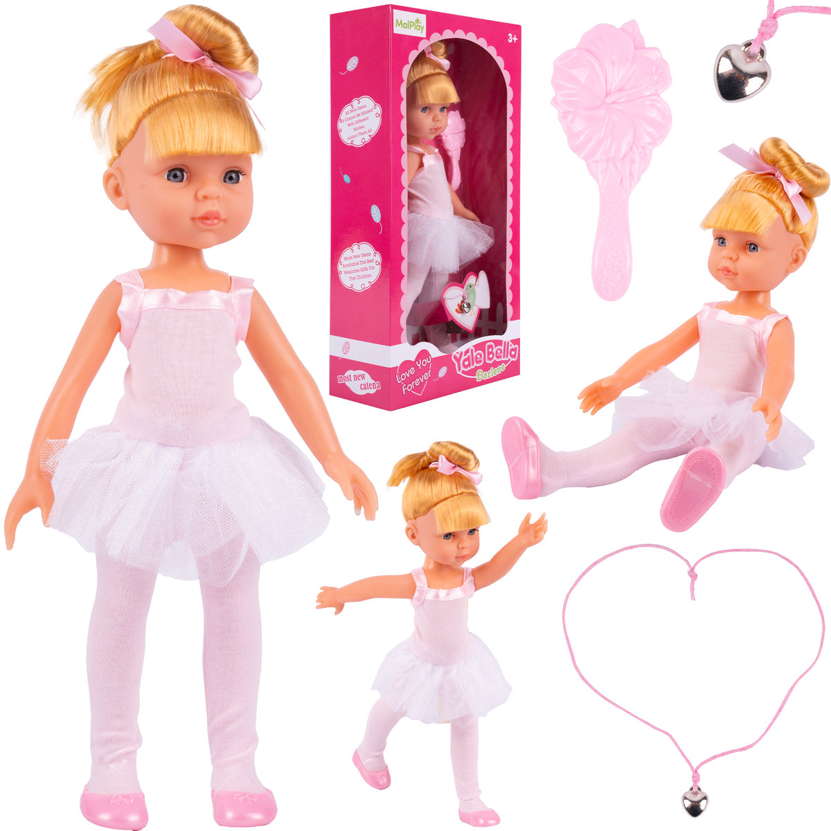 Lalka Baletnica Blondynka Darlene 34cm