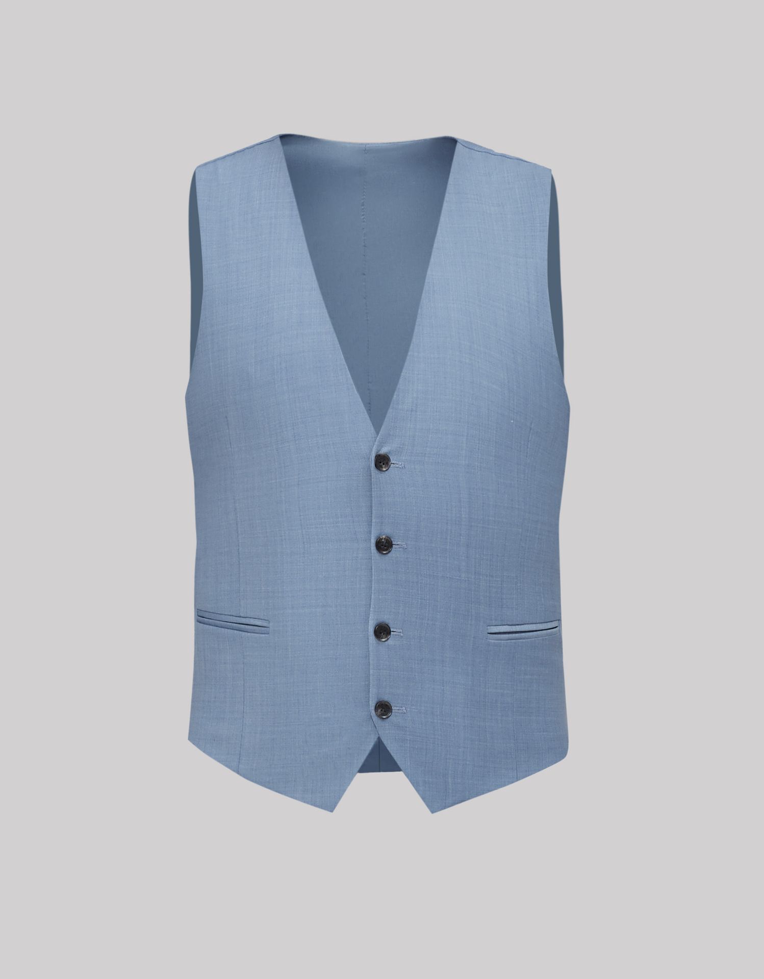 kamizelka bairo slim fit błękit
