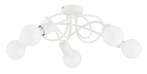 Boston lampa sufitowa 5xE27 kremowa 63240