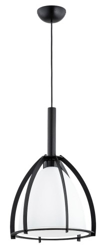Poma lampa wisząca 1xE27 czarna 61363