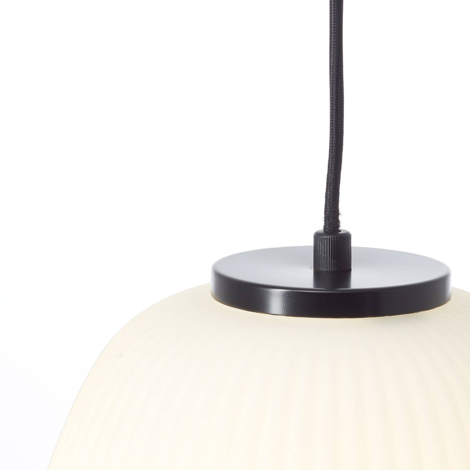 Brilliant Lampa wisząca Kaizen, Ø 25 cm, opal, szkło