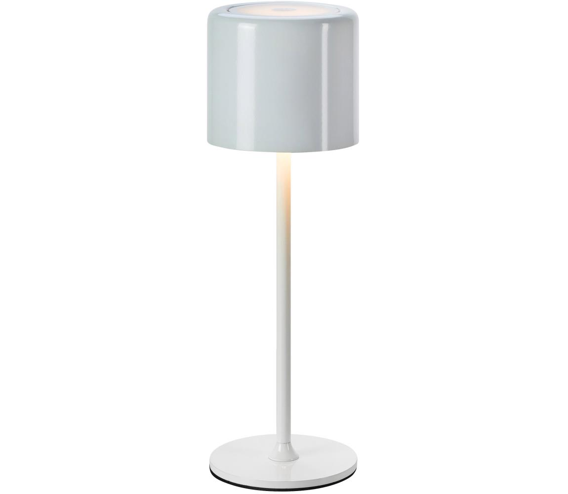Markslöjd 108658 - LED Ściemnialna lampa akumulatorowa FILO LED/2W/5V IP44 30 cm biała