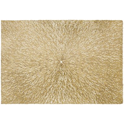 Mata stołowa Glamour 45 x 30 cm Prostokątna złota AMBITION
