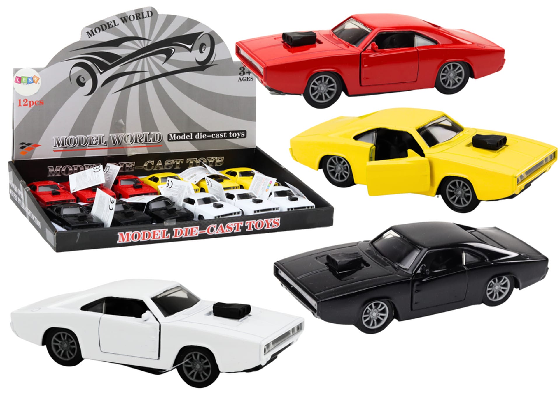 Auto z napędem 1:32 MIX Leantoys