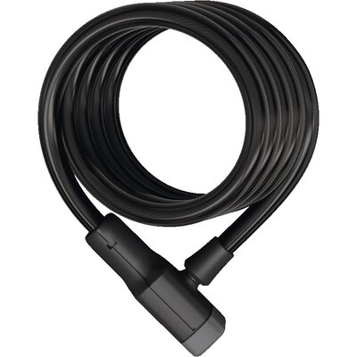 Abus zapięcie rowerowe 6512 K/180/12 BK, Black, One Size, 13400 5 13400-5