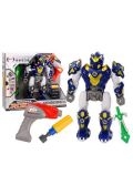 Robot do skręcania światła dźwięk granatowy Leantoys