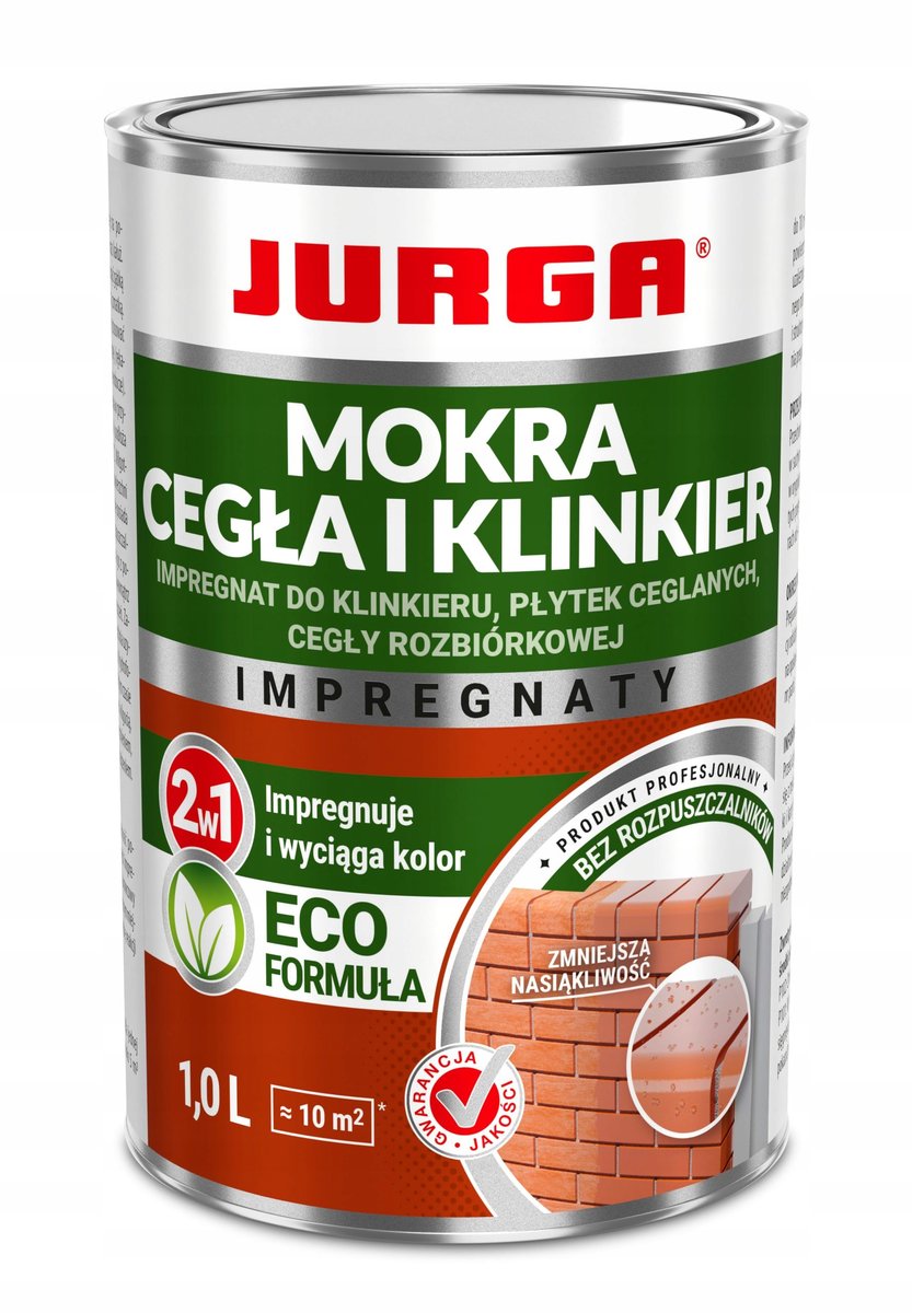 Impregnat do Klinkieru MOKRY KLINKIER 1L JURGA