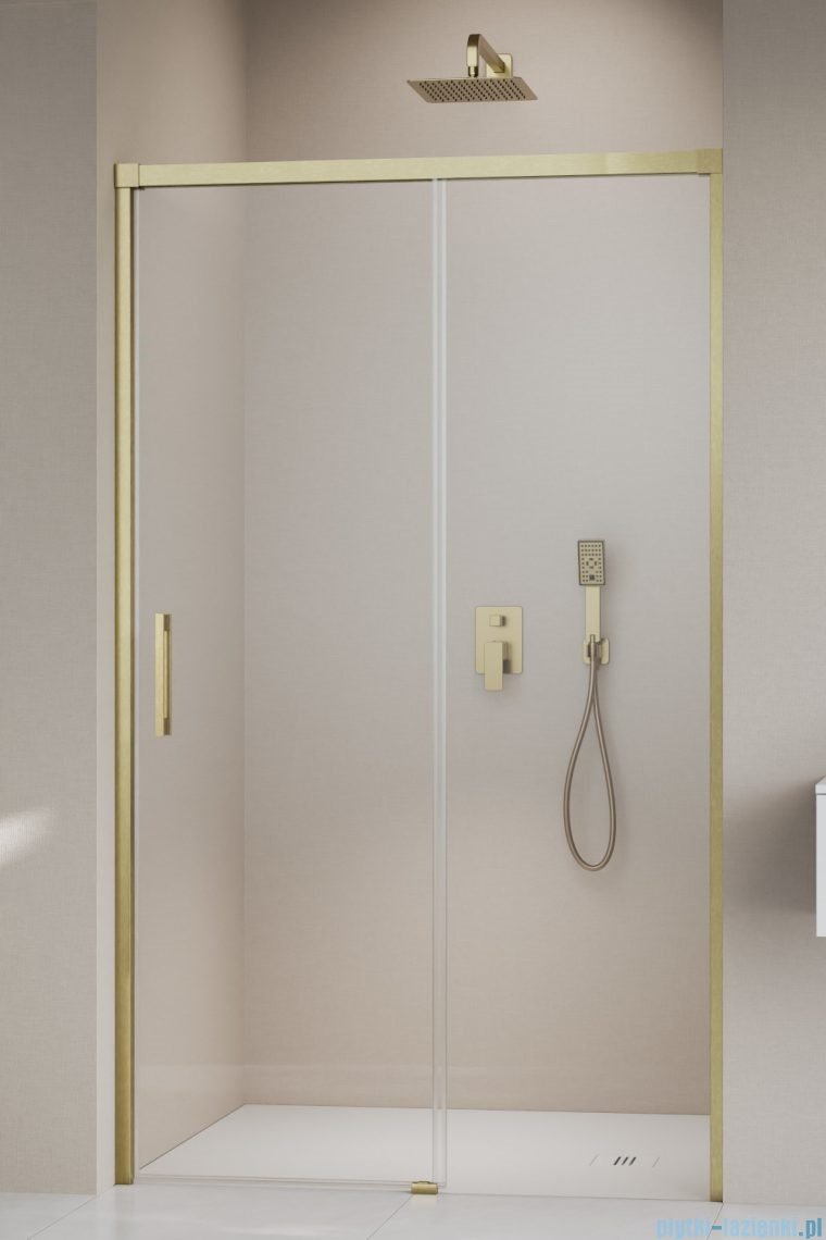 Radaway Idea DWJ Brushed Gold drzwi wnękowe 130cm prawa szczotkowane złoto 387017-99-01R