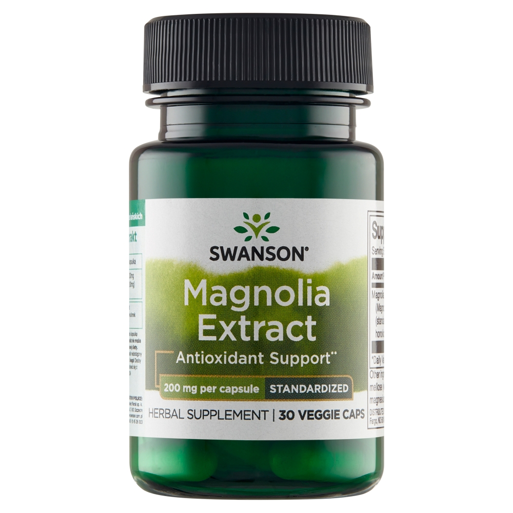 SWANSON Health Products Magnolia Lekarska 200 mg 30 kapsułek