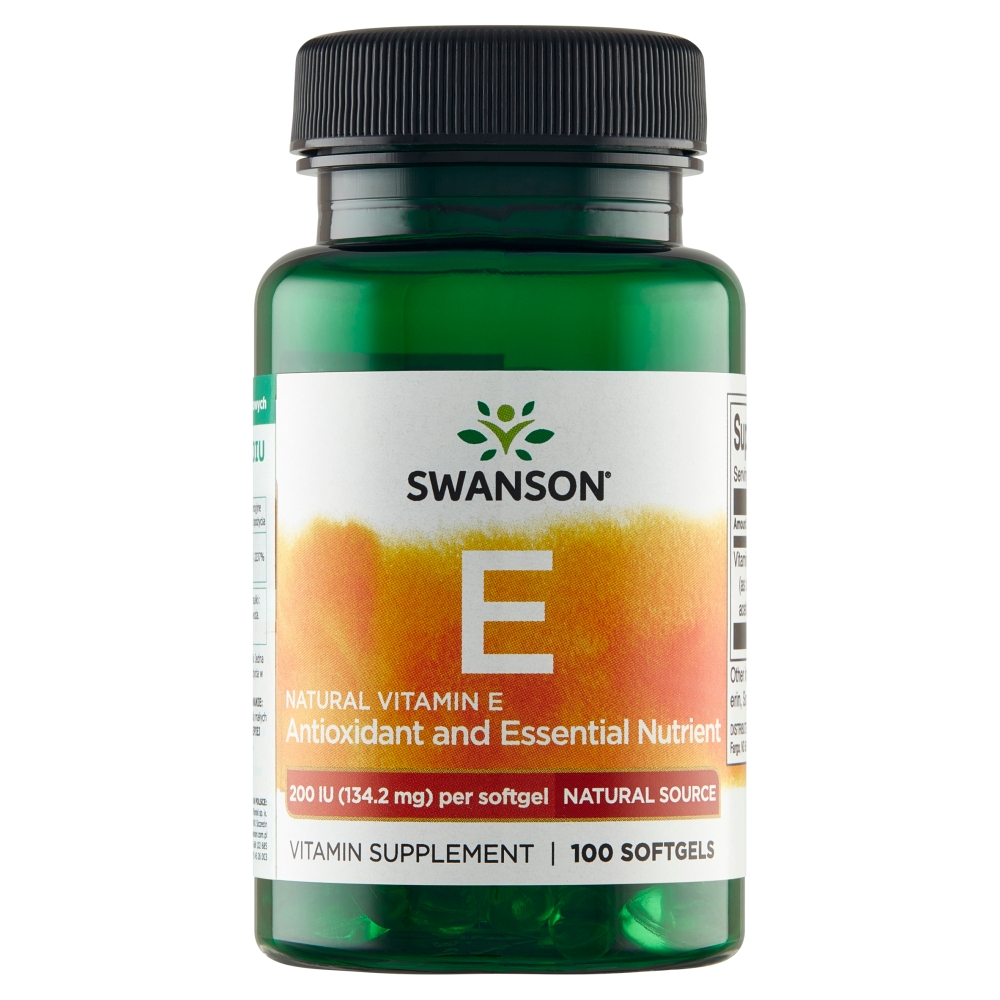 SWANSON witamina E naturalna 200IU 100kapsułek SW136
