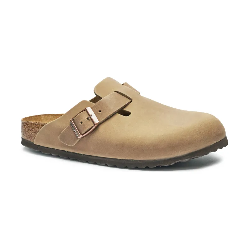 Birkenstock Skórzane klapki BOSTON