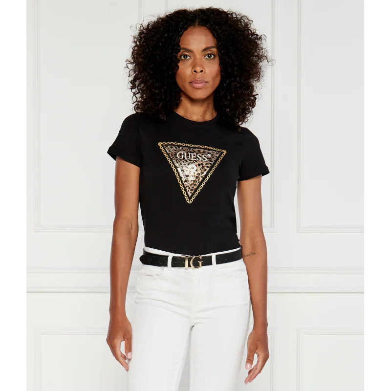 GUESS T-shirt TRIANGLE LEO | Slim Fit