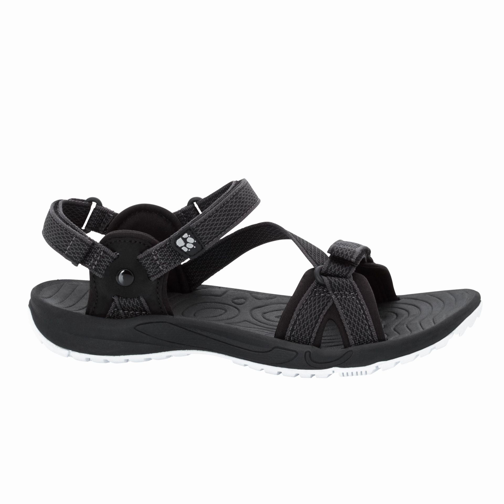 Sandały sportowe damskie Jack Wolfskin LAKEWOOD RIDE SANDAL W black - 38