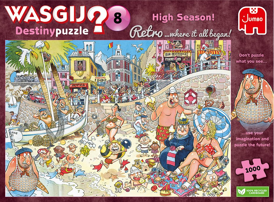 Puzzle Wasgij Retro Destiny 8 High Season! Sezon Wakacyjny 1000 el.