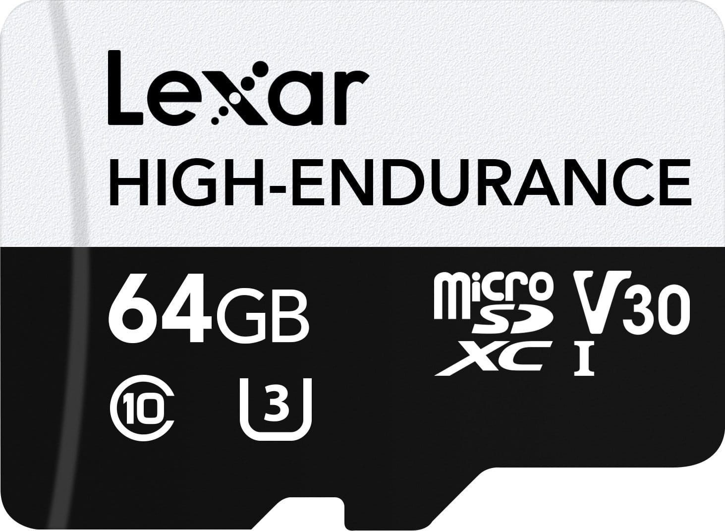 Lexar High endurance 64GB MicroSD LMSHGED064G-BCNNG
