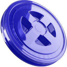 chemicalworkz Performance Bucket Lid Blue Transparent - zakręcana pokrywa do wiader detailingowych, niebieska