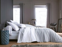 Blanc Des Vosges Poszewka perkalowa Loft Platine