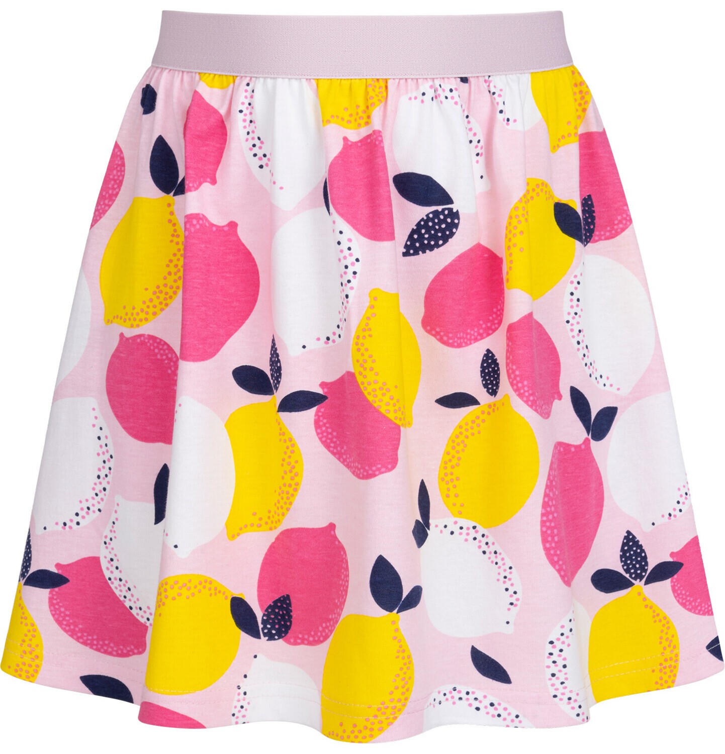 Spódnica dla dziewczynki, z motywem owocowym, różowa 2-8 lat
