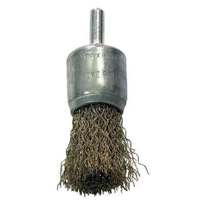 Proline Szczotka pędzelkowa z drutu falowanego miedziowanego z trzpieniem 24mm 32862 PX32862
