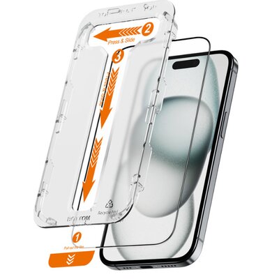 Szkło hartowane CRONG EasyShield do Apple iPhone 15 Plus (2szt.)