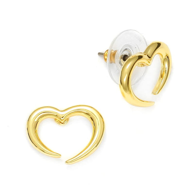 Kolczyki niepełne serca (P10146AU)