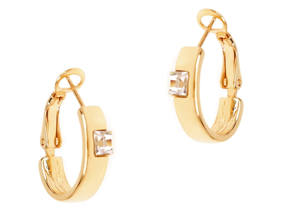 Kolczyki z kamieniem Swarovskiego (P8023AU)