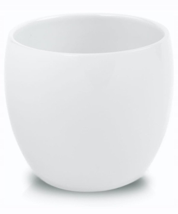 Doniczka Osłonka Ceramiczna Kula 21Cm, Biała