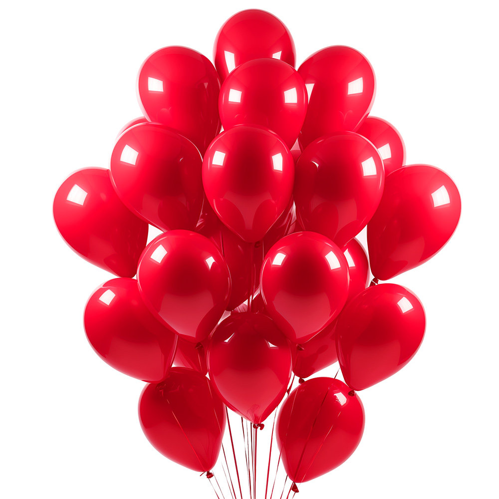 Balony Czerwone Pastelowe Walentynki Ślub Wesele Girlanda Balonowa 25szt