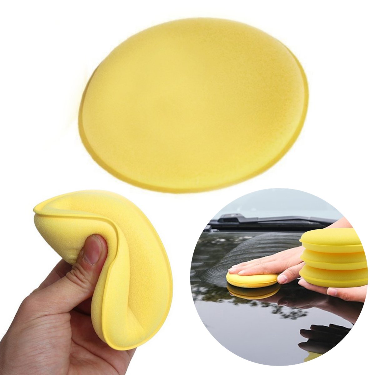 Gąbka Aplikator Do Woskowania Nabłyszczania Polerowania Fl 12,5Cm Pad 1Szt.