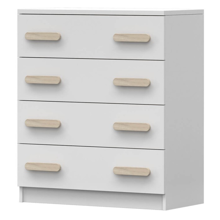 Komoda SMYK I 4S - 02 Biały