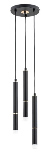 Derso lampa wisząca 3xG9 czarna 62399