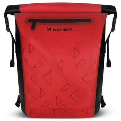 Wozinsky Wozinsky wodoszczelny plecak rowerowy ze stelażem torba rowerowa 2w1 23l czerwony (WBB31RE) WBB31RE