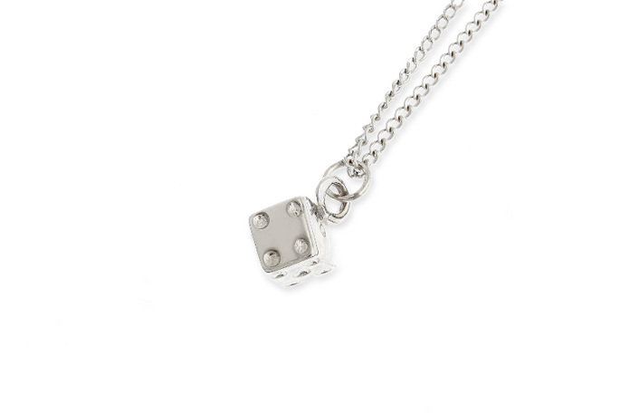 Wisiorek Kostka Emo Ghotic Punk , Hard Rock