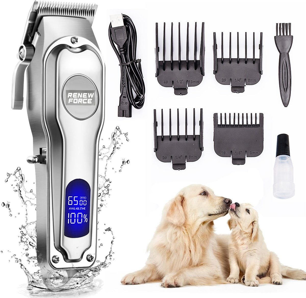 Mocna Maszynka do Strzyżenia Psa Psów Zwierząt Profesjonalna STALOWA JAKOŚĆ HC-1001A