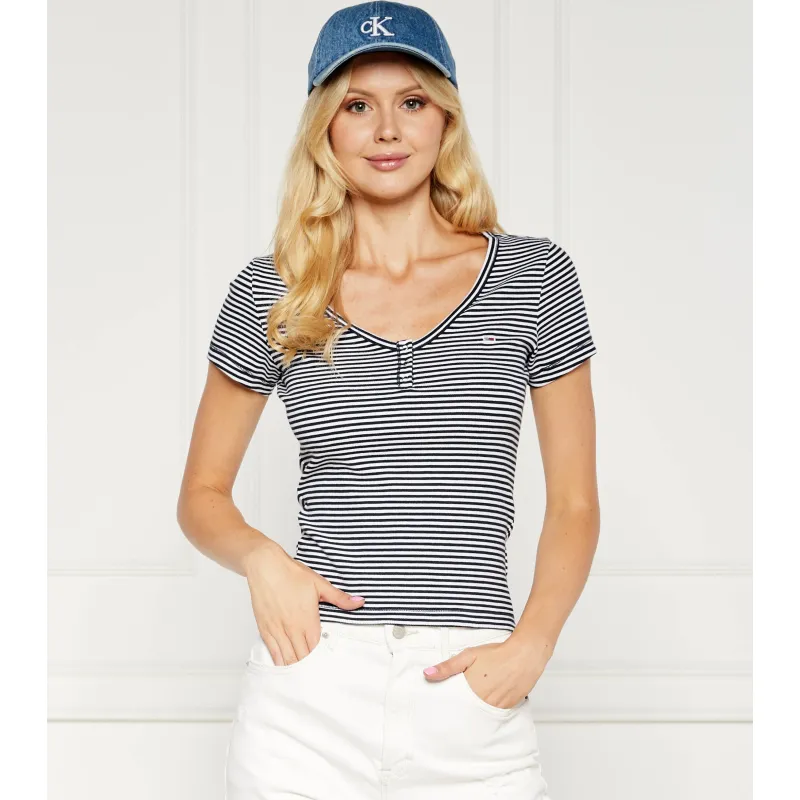 Tommy Jeans T-shirt HENLEY | Slim Fit