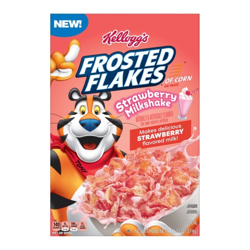 Płatki Strawberry Milkshake Frosted Flakes 374g Kellogg's