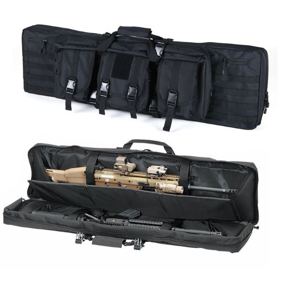 Torba Pokrowiec Plecak na Broń 116cm czarna