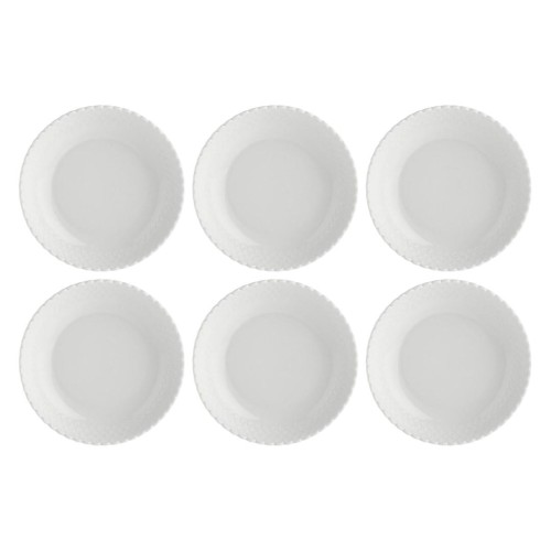 Zestaw 6 talerzy do zupy Momenti - Biały, 24 cm