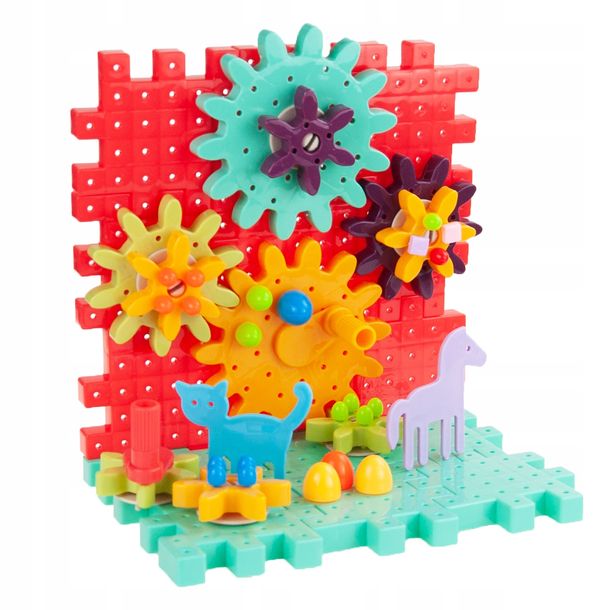 Tg59945 Klocki Konstrukcyjne Zestaw Ruchome Zębatki 268 El.