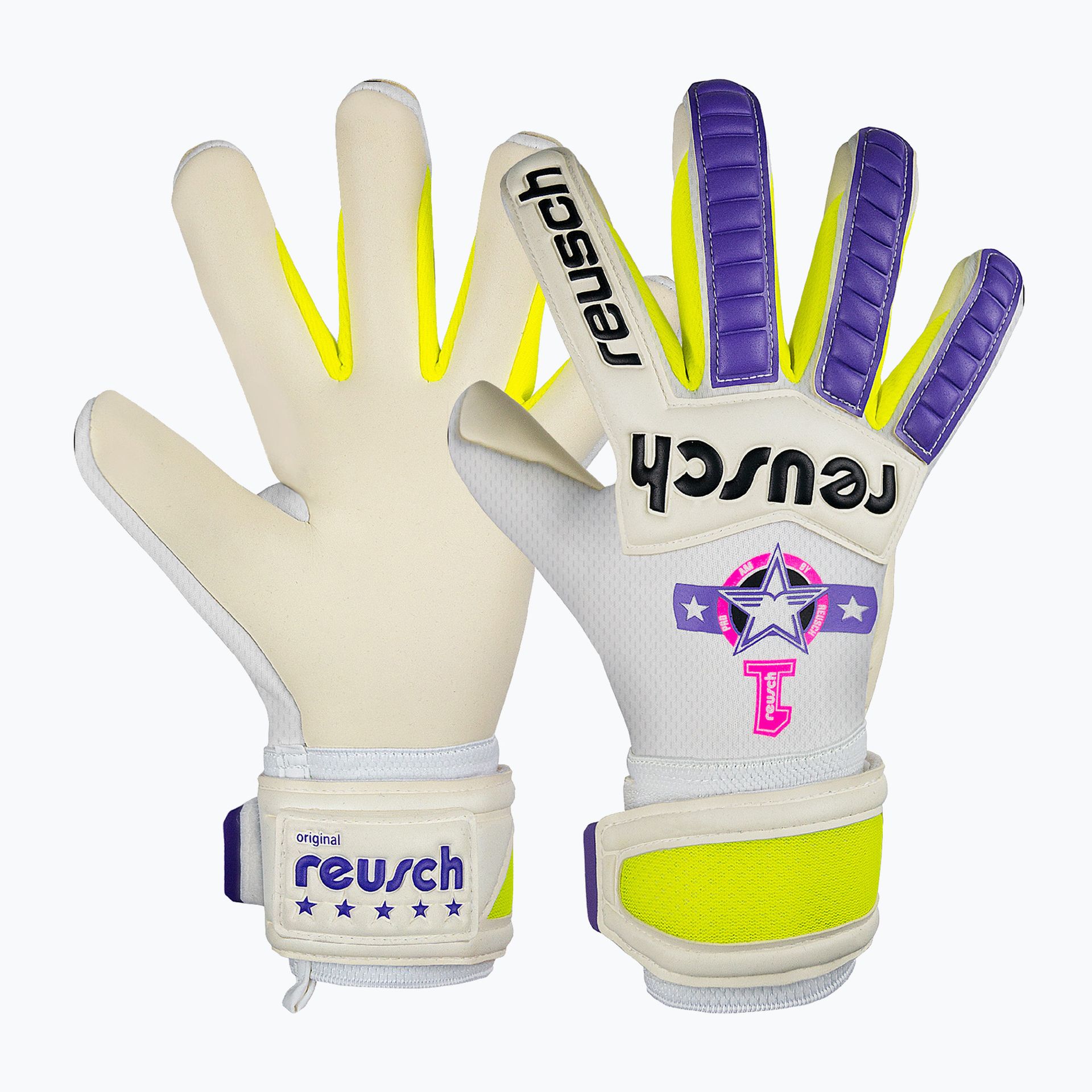 Rękawice bramkarskie Reusch Legacy Pro Am Silver white/purple WYSYŁKA W 24H 30 DNI NA ZWROT