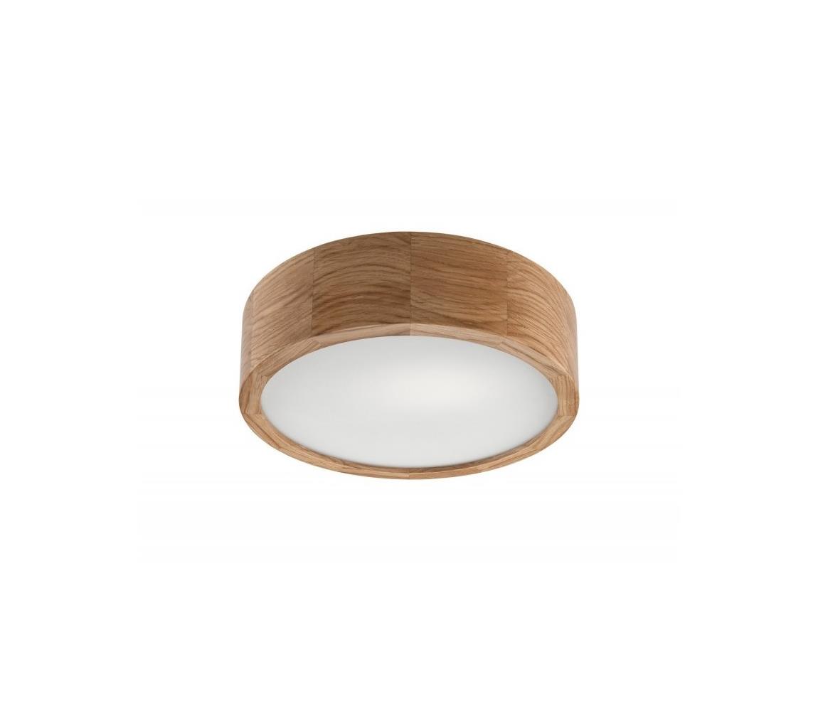 Brilagi - LED Plafon CARVALHO 1xE27/60W/230V dąb śr. 27,5 cm