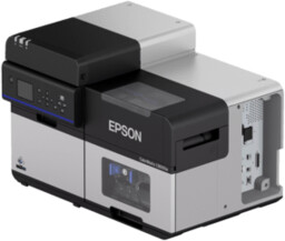 Epson ColorWorks C8000e (mk) C31CL02102MK, kolorowa drukarka etykiet, cutter, disp., USB, Ethernet, kit (USB), black, grey