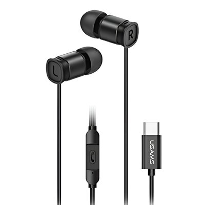 USAMS EP-46 USB-C czarny/black 1,2m HSEP4603
